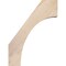 Ekena Millwork 3 1/2"W x 12"D x 16"H Westlake Smooth Knee Brace, Douglas Fir BRC04X12X16WTL00SDF - alternate 2